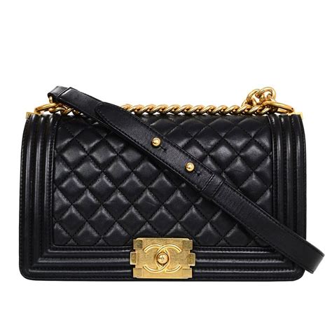 chanel old medium boy bag black|Chanel le boy bag yupoo.